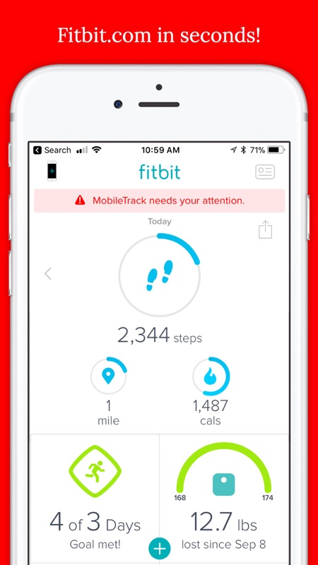 health app to fitbit sync