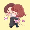 Young Couple Stickers