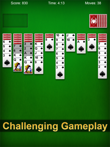 Screenshot #6 pour Spider Solitaire Pro ▻