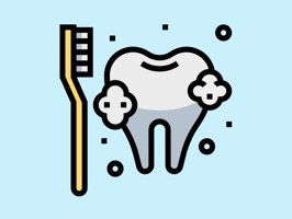 Sticker pack of Dentist related icons