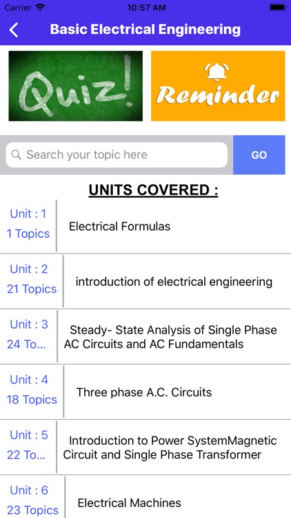 Electrical Engineering App