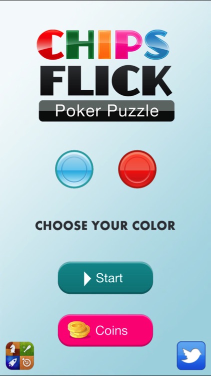 Chips Flick Poker Puzzle