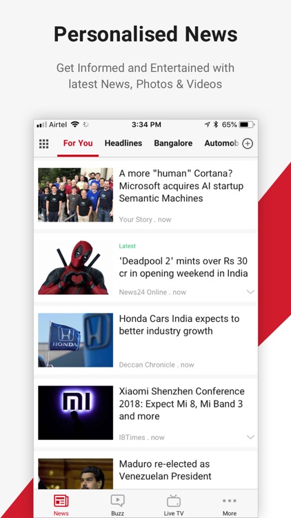 Dailyhunt (Formerly NewsHunt)