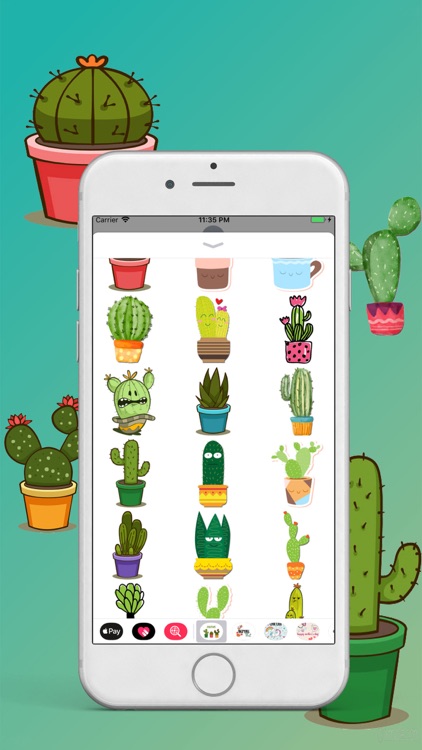 Lovely Cactus Pack Stickers