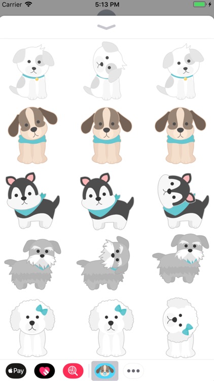 Animated Crazy Dogs Stickers