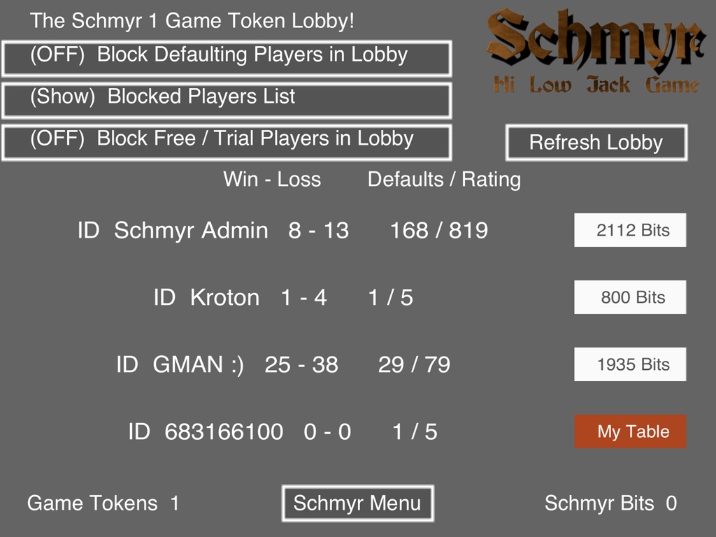 Schmyr screenshot 2