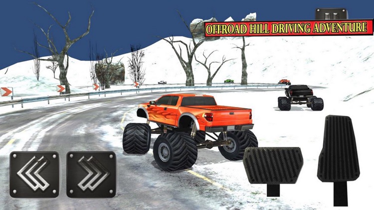 Hill Climb 4x4 Jeep: Snow Road