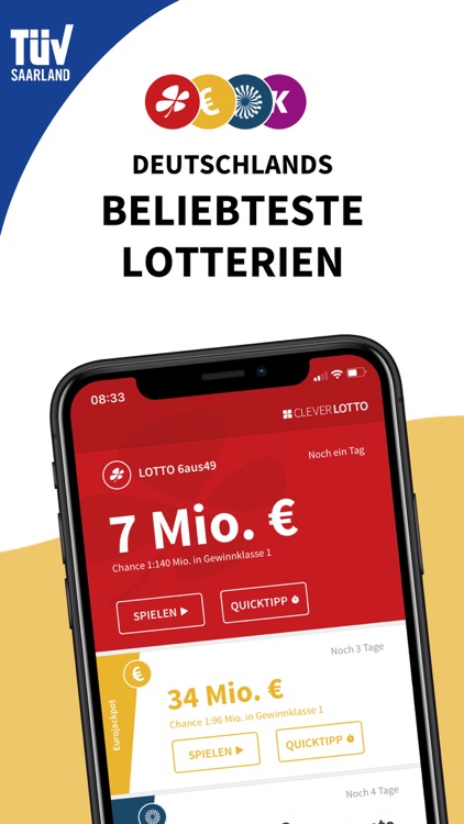 Clever Lotto & Eurojackpot App screenshot-0