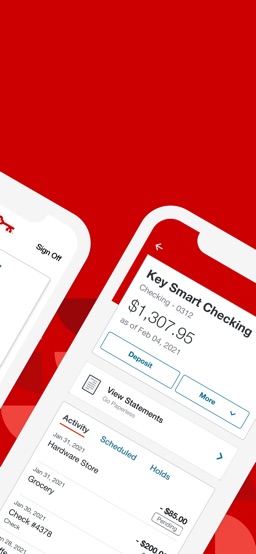 KeyBank Mobile Banking app screenshot