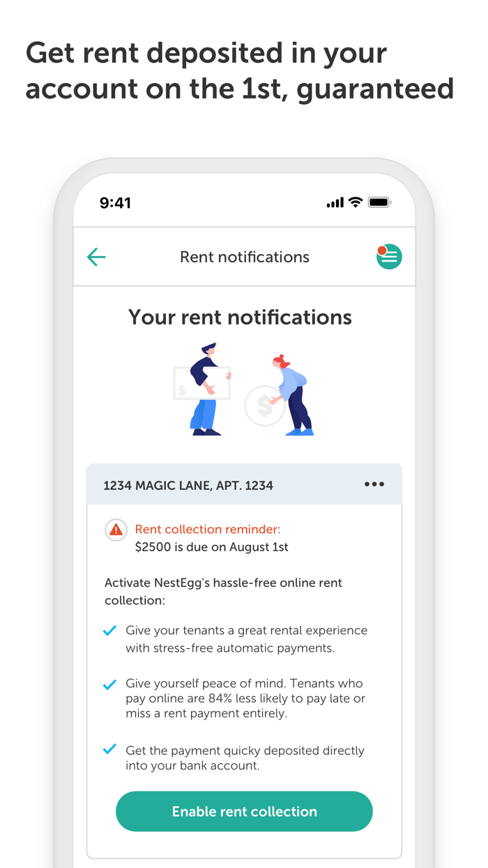 NestEgg Rental Management App