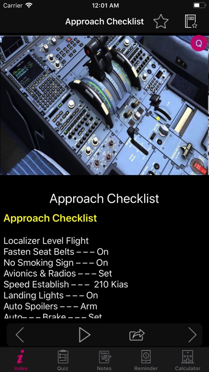 Airbus A320 Checklist