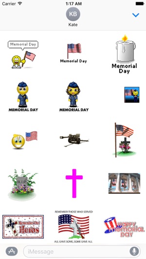 Animated Memorial Day Emoji