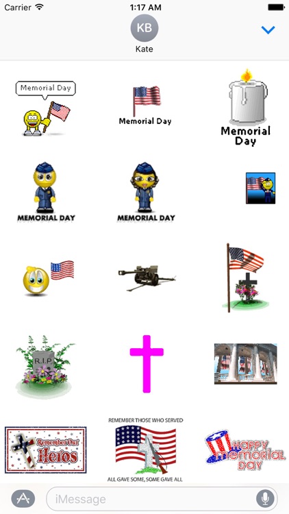 Animated Memorial Day Emoji