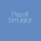 Playoff Simulator uses Monte Carlo techniques to simulate a playoff series ranging in length from 1-15 games