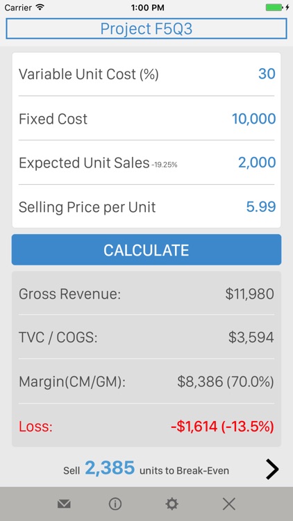 Break-Even Analysis screenshot-3