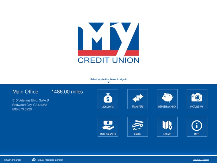 My Credit Union Mobile foriPad