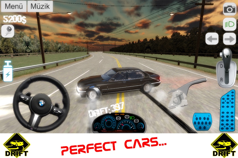 760li Araba Simülatör Oyunu screenshot 2