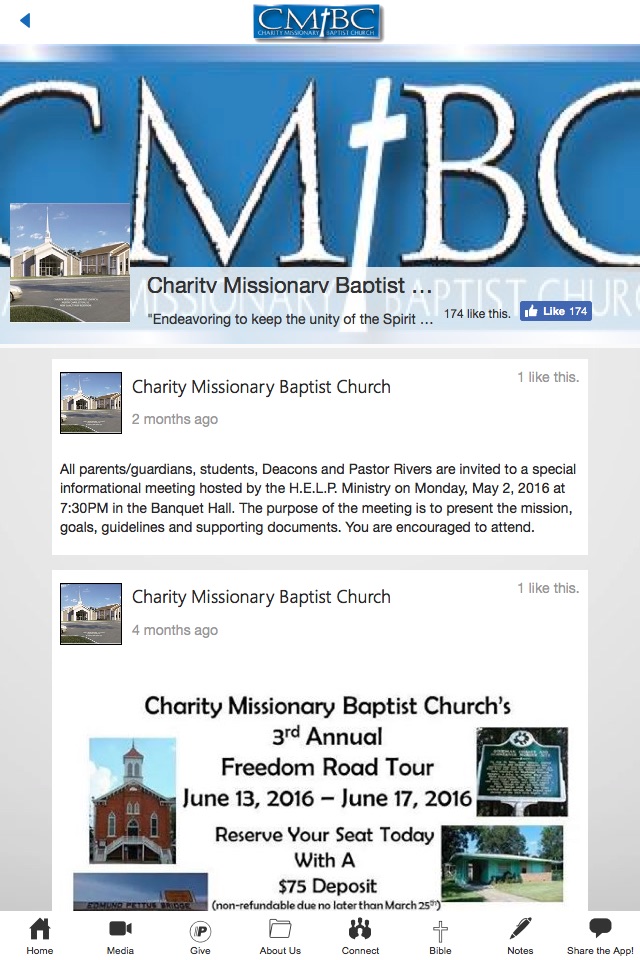 Charity Miss Bapt Church screenshot 3