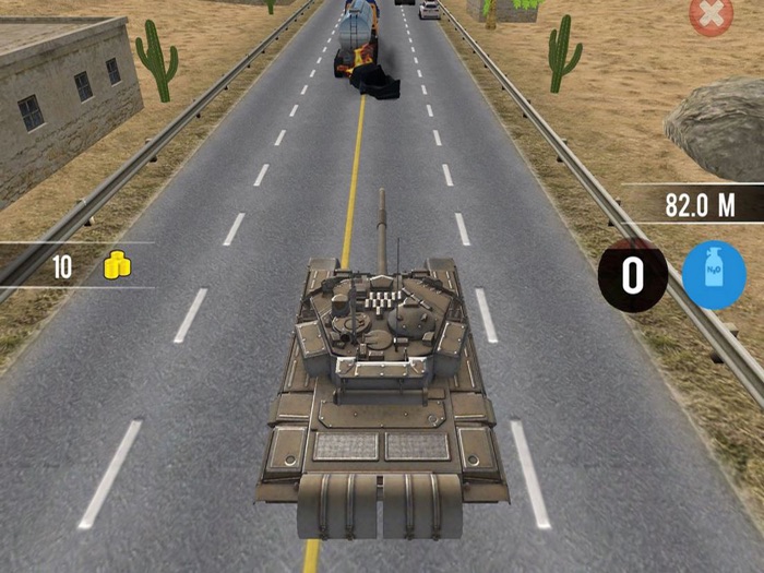 Crazy Tank Traffic Speed