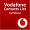 Contacts List is a cloud app by Vodafone that turns your multiple, overlapping and non-connected business contact lists into one unified company address book thatís easy to access from everywhere and ready to share with co-workers or business associates