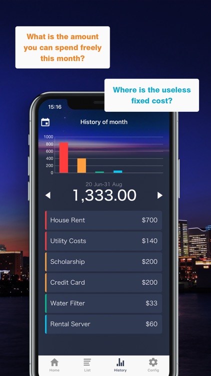 LAZY - fixed cost manage app