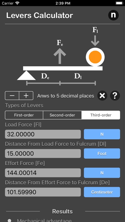 Levers Calculator screenshot-6