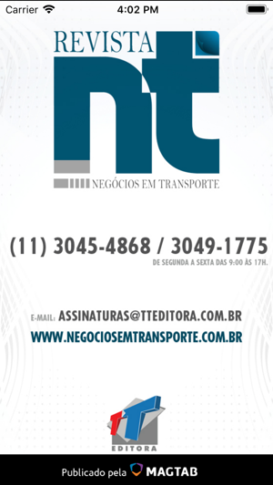 Revista Negócios em Transporte