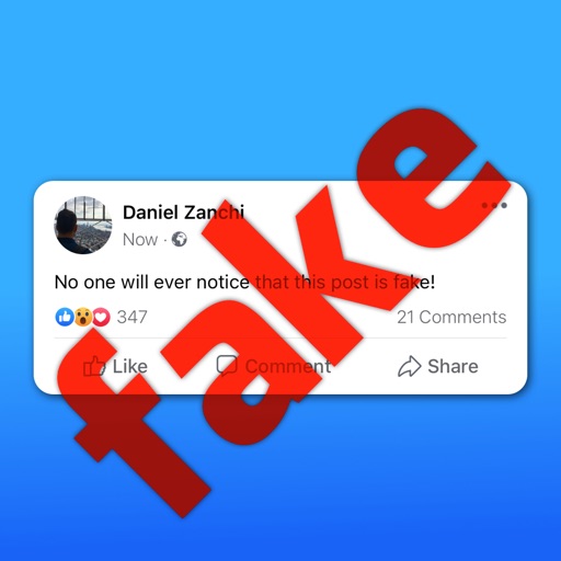 Fake Posts Creator iOS App