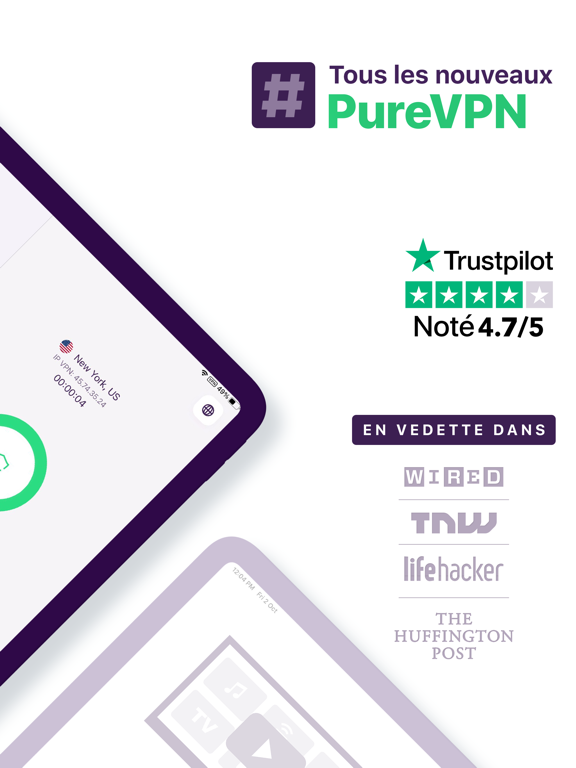 PureVPN: Rapide et sécurisé
