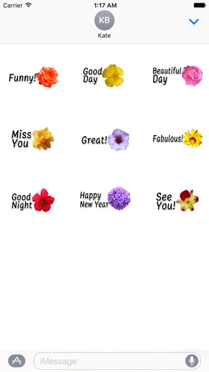 Animated Cute Flower Greetings