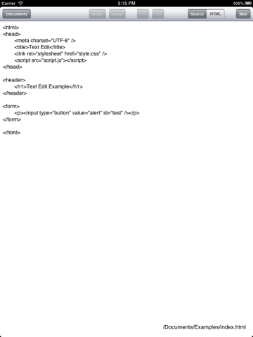 Best Text Edit + WEB HTML - náhled