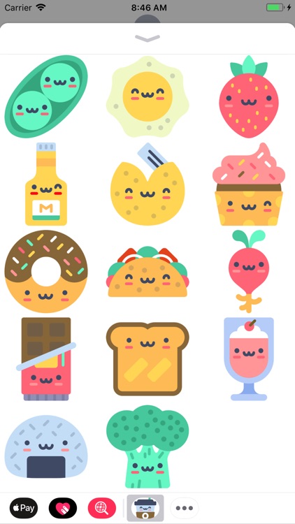 Super Cute Food Stickers screenshot-3