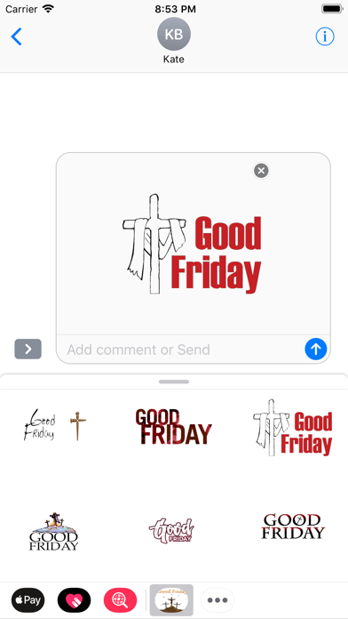 How to cancel & delete Good Friday Stickers 2018 from iphone & ipad 2