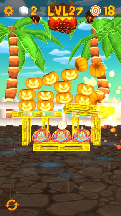 Swipe & Knockdown Pumpkins 2 screenshot-9