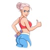 Fitness Girl Stickers Pack