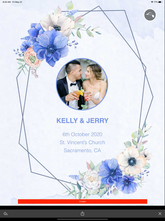 XiTie-wedding invitations screenshot 3