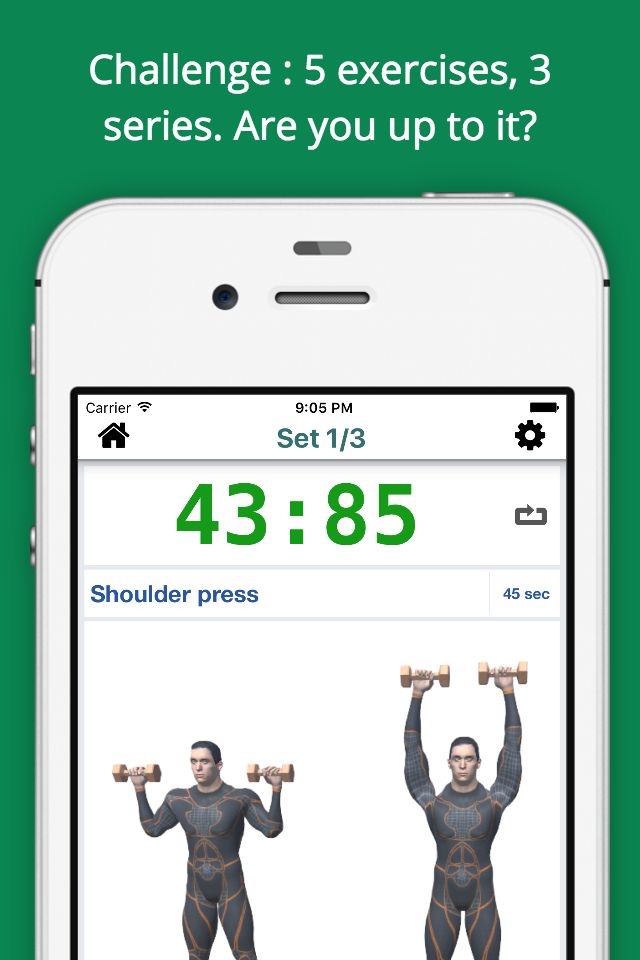 Upper Body Challenge Workout screenshot 2