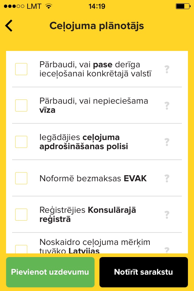Ceļo Droši screenshot 3