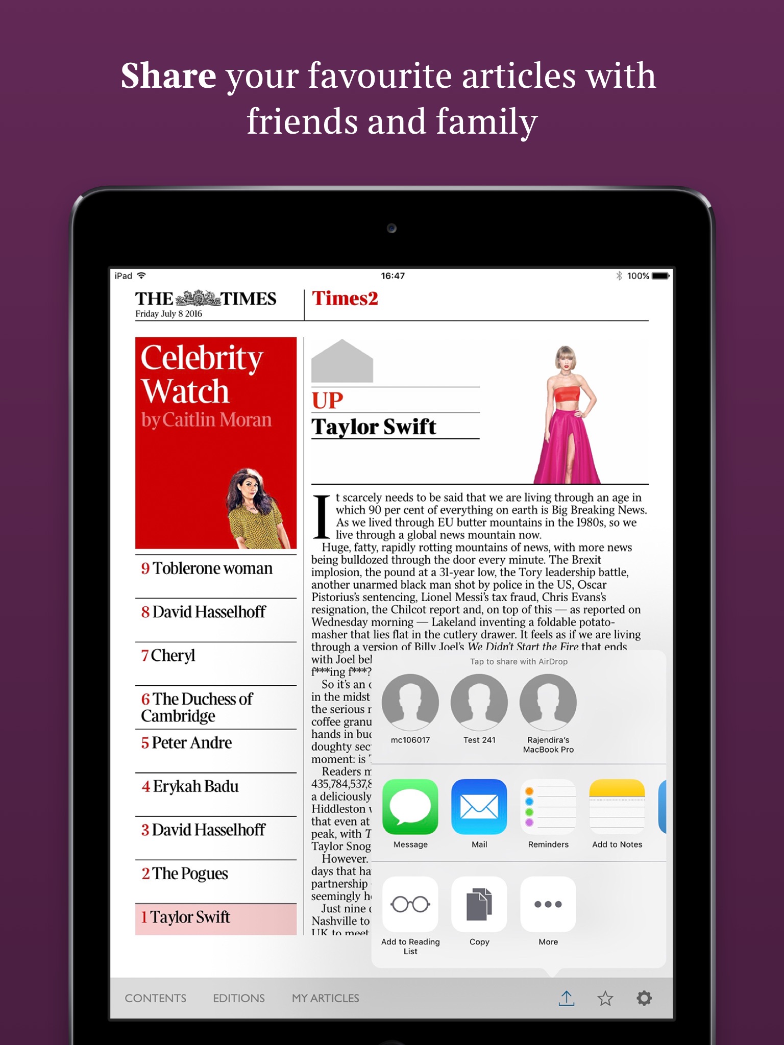 The Times and The Sunday Times screenshot 3