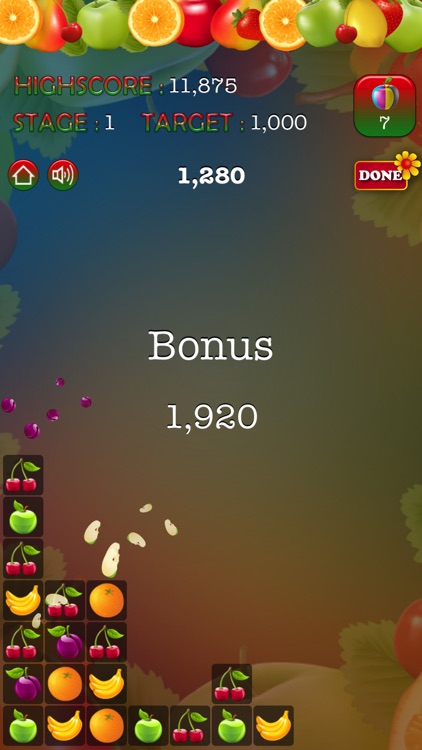 Pop Pop Fruit Puzzle screenshot-3