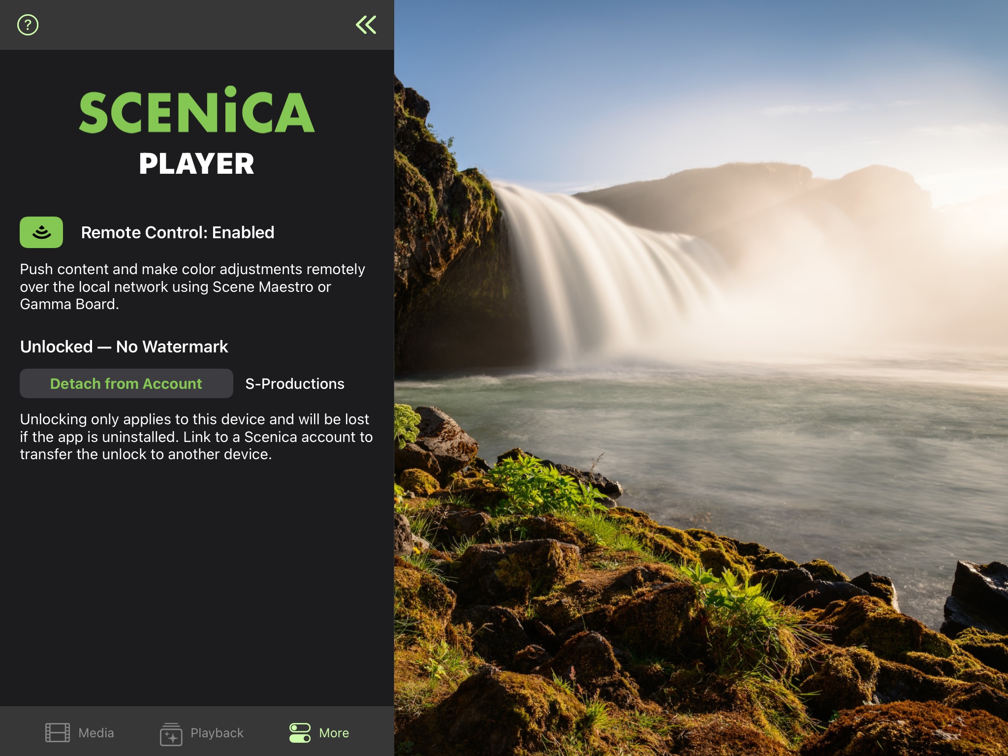 Scenica Player screenshot 4