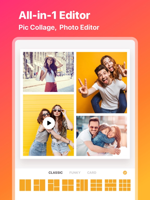 Collage Maker ◇ iPad app afbeelding 1