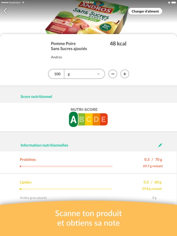 Foodvisor - Nutrition & Régime Foodvisor - Nutrition & Régime