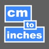 cm to inches
