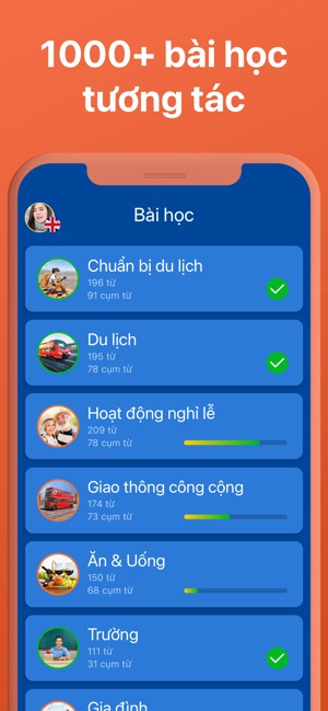 Mondly: Học 33 ngôn ng‪ữ‬