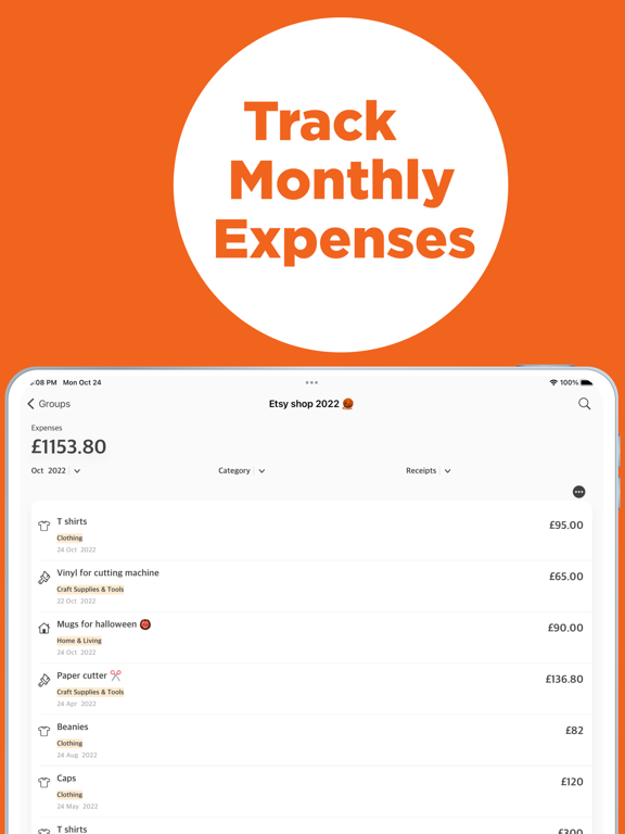 Espy: Seller Expense Tracker screenshot 2