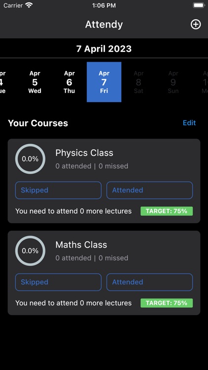 Attendy: Attendance Tracker