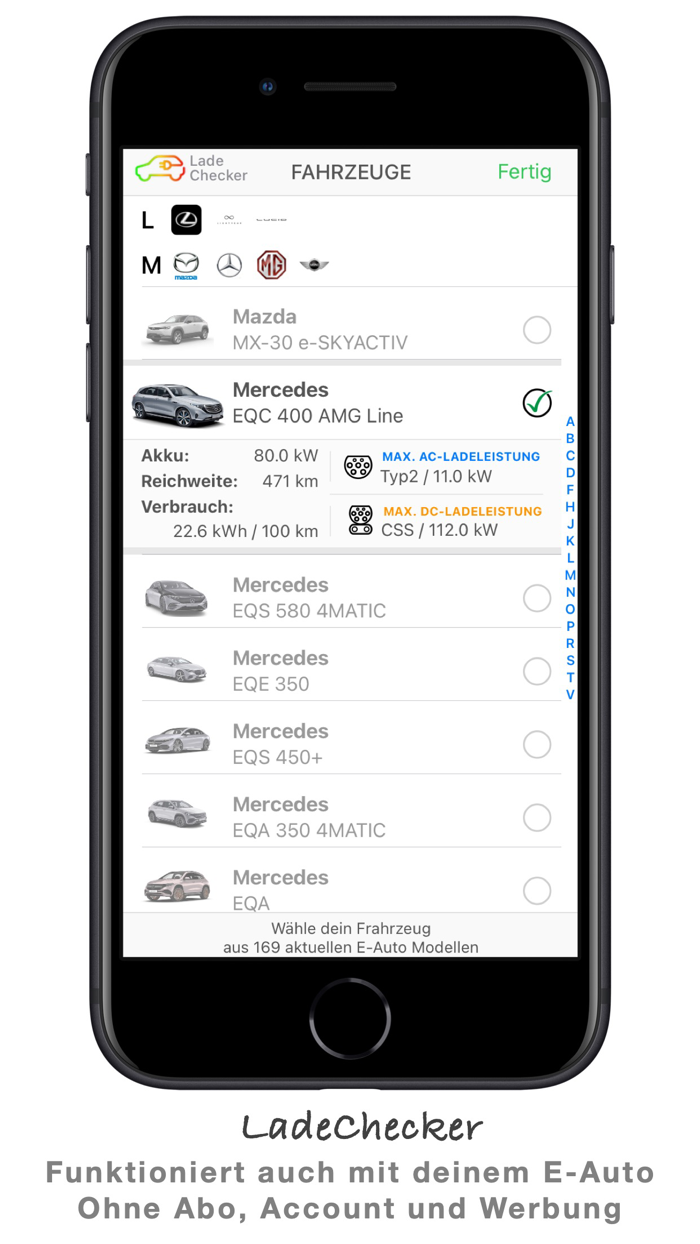 LadeChecker für dein E-Auto