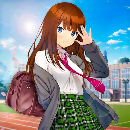 Anime School Girl Love Life 3D iOS App