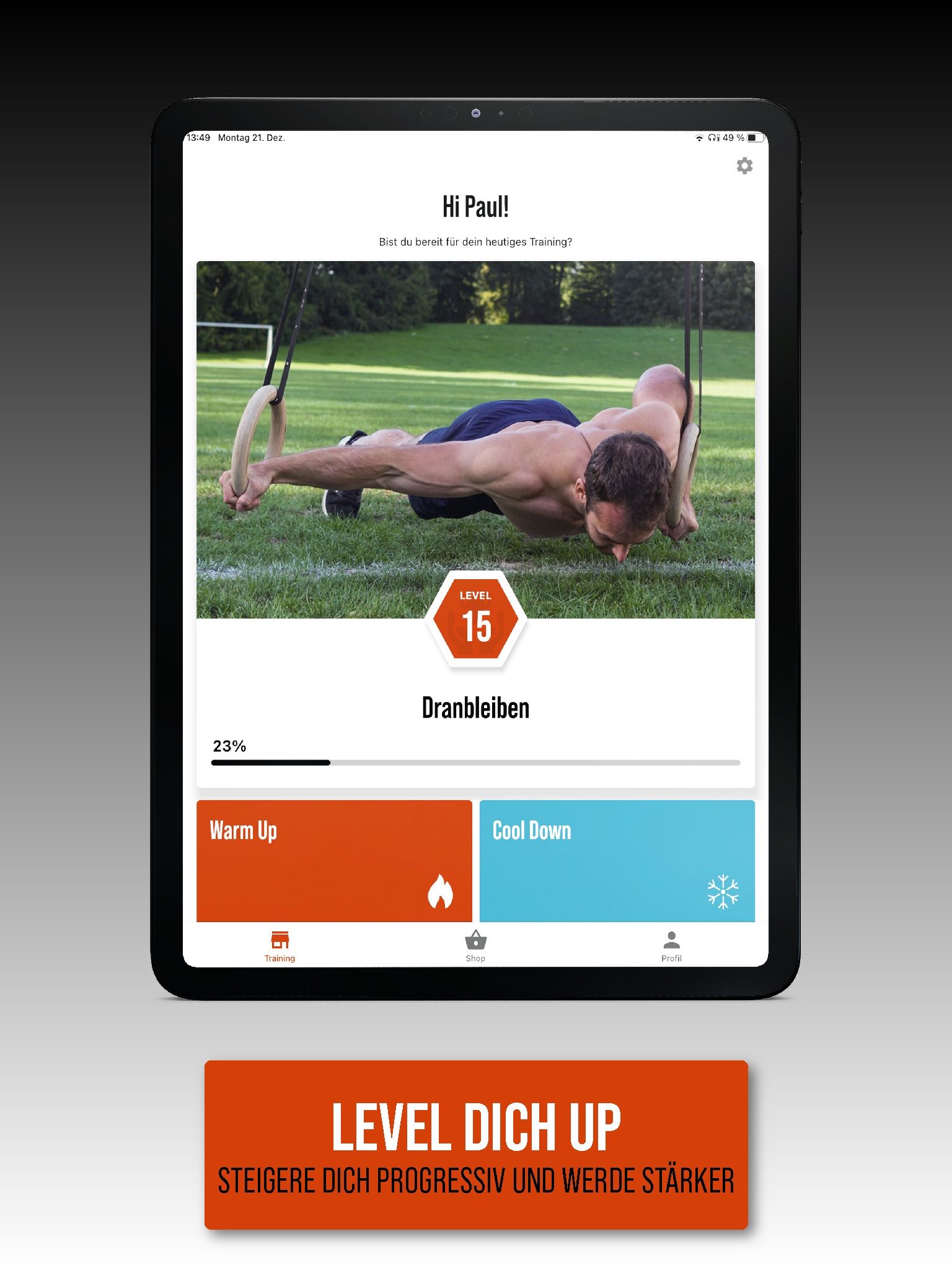 DIE RINGE Calisthenics Workout screenshot 3